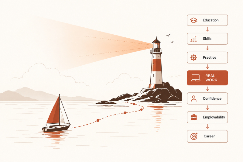 IDEA Lighthouse — from learning technical skills to doing real professional work